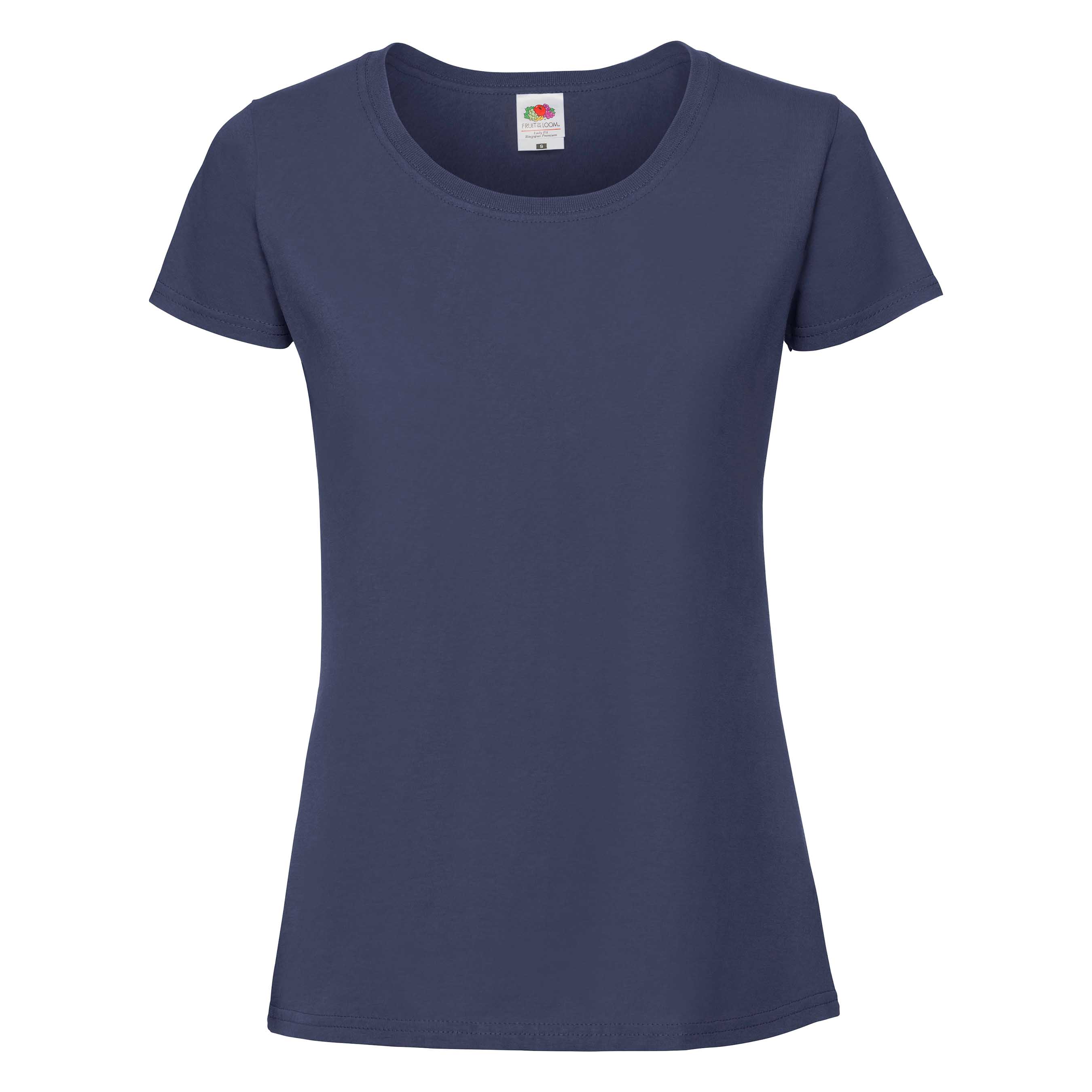 ICONIC 195 RINGSPUN PREMIUM T LADY-FIT | Fruit of the Loom