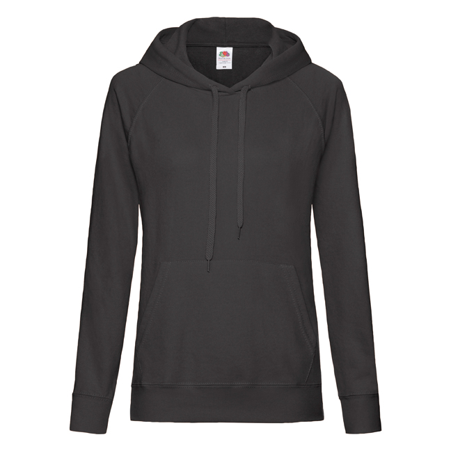 LIGHTWEIGHT HOODED SWEAT LADY-FIT | Fruit Of The Loom