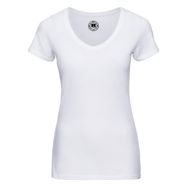 LADIES V-NECK HD T | Russell