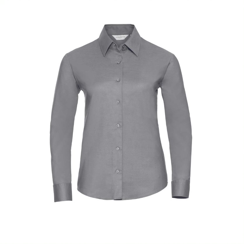 LADIES LONG SLEEVE TAILORED OXFORD SHIRT | Russell