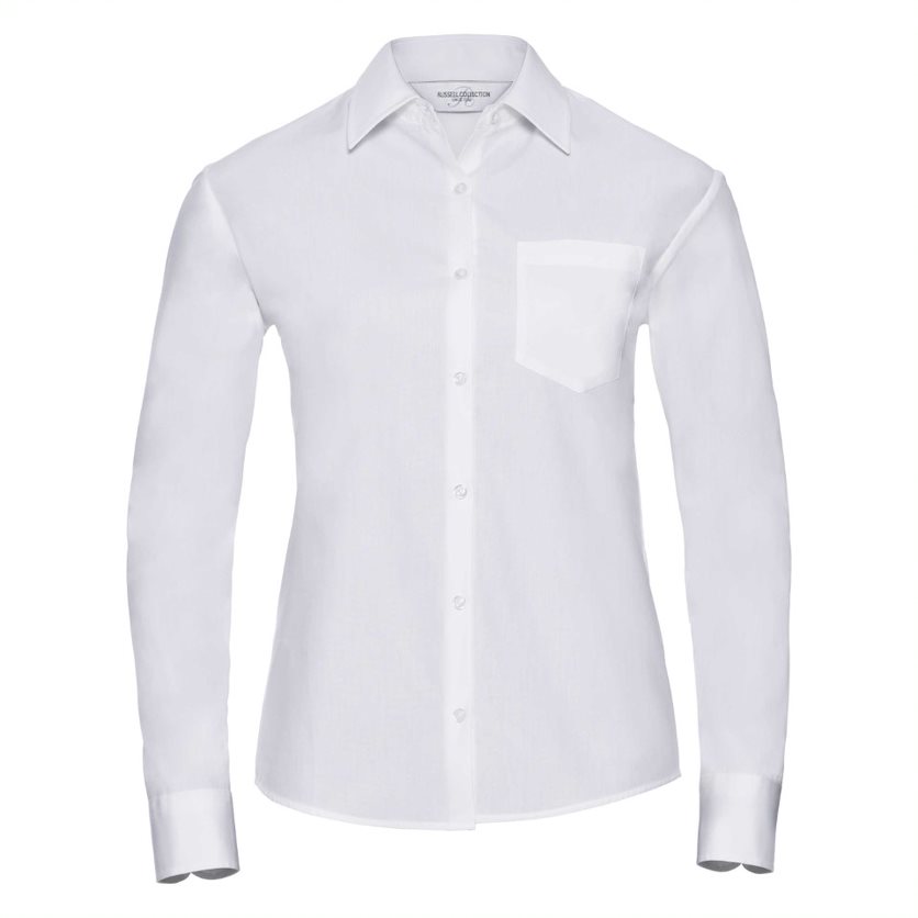 LADIES 3/4 SLEEVE FITTED STRETCH SHIRT | Russell