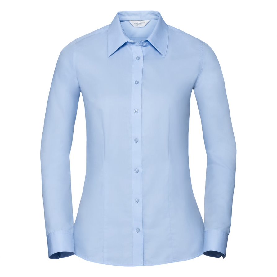 LADIES LONG SLEEVE TAILORED COOLMAX SHIRT | Russell