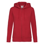 PREMIUM HOODED SWEAT JACKET LADY-FIT | Fruit Of The Loom