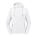 PURE ORGANIC HIGH COLLAR HOODED SWEAT | Russell