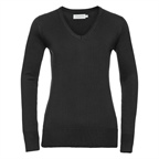LADIES V-NECK KNITTED PULLOVER | Russell