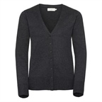 LADIES V-NECK KNITTED CARDIGAN | Russell