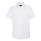 MENS SHORT SLEEVE TAILORED OXFORD SHIRT | Russell