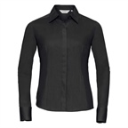 LADIES LONG SLEEVE FITTED POLYCOTTON POPLIN SHIRT | Russell