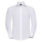 MENS LONG SLEEVE EASY CARE TAILORED POPLIN SHIRT | Russell