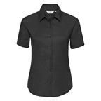 LADIES SHORT SLEEVE EASY CARE OXFORD SHIRT| Russell