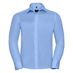 MENS LONG SLEEVE TAILORED ULTIMATE NON-IRON SHIRT | Russell