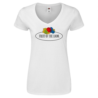 Vintage Lady-Fit T-shirt V-Neck, 100% Cotton, 140g/150g