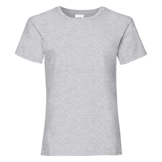 Girls Valueweight T-Shirt, 100% Cotton, 160g/165g 