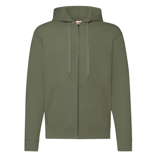 Classic Hooded Sweat Jacket, 80% Cotton, 20% Polyester, 280g 