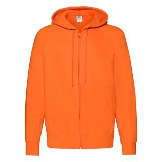 Lightweight Hooded Sweat Jacket, 80% Cotton, 20% Polyester, 240g 