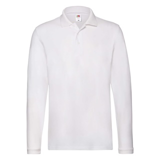 Premium Long Sleeve Polo, 100% Cotton, 170g/180g