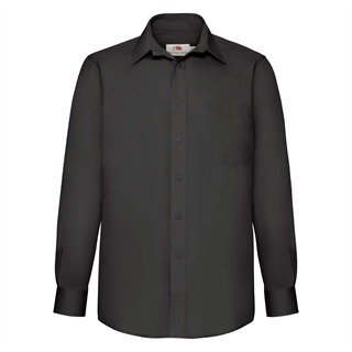 Poplin Shirt Long Sleeve, 55% Cotton, 45% Polyester, 115g/120g