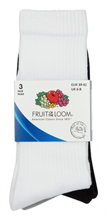 Fruit Crew Socks 3-pack, 67% Cotton, 18% Polyester, 13% Polyamide, 2% Elastane