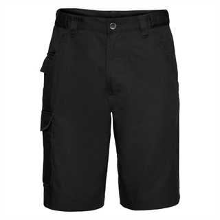 Workwear Polycotton Twill Shorts, 65% Polyester, 35% Cotton Twill, 245g