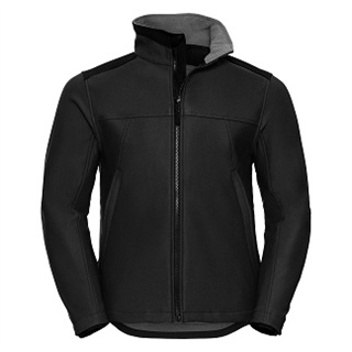 Heavy Duty Workwear Softshell Jacket, 96% Polyester, 4% Elastane, 400g