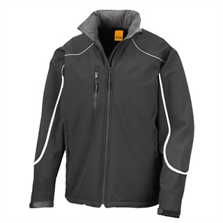 Hooded Softshell Jacket, 93% Polyester, 7% Elastane, 320g