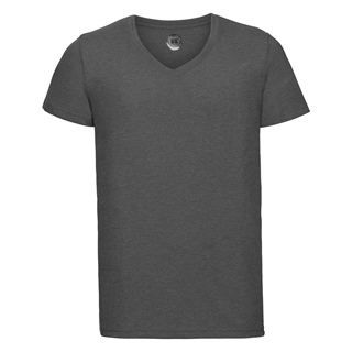 Mens V-Neck HD T-Shirt, 65% Polyester, 35% Cotton, 155g/160g