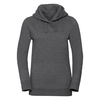 Ladies Authentic Melange Hooded Sweat, 75% Combed Ringspun Cotton, 21% Polyester, 4% Viscose, 280g