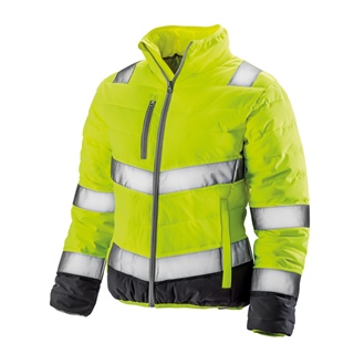 Womens Soft Padded Safety Jacket, 100% Polyester, 107g