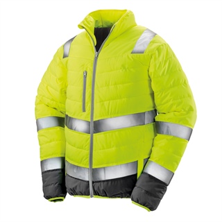 Soft Padded Safety Jacket, 300D PU Coated Oxfrod Polyester