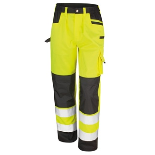 Safety Cargo Trousers, 80% Polyester, 20% Cotton Twill, 280g