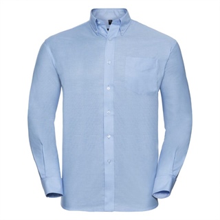 Men’s Long Sleeve Easy Care Oxford Shirt, 70% Cotton, 30% Polyester Oxford, 130g/135g