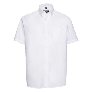 Men’s Short Sleeve Easy Care Oxford Shirt, 70% Cotton, 30% Polyester Oxford, 130g/135g