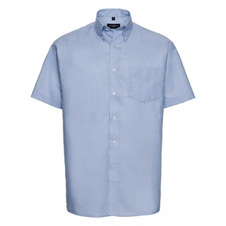 Men’s Short Sleeve Easy Care Oxford Shirt, 70% Cotton, 30% Polyester Oxford, 130g/135g