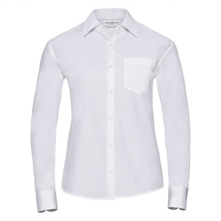 Ladies 3/4 Sleeve Fitted Stretch Shirt, 100% Poplin Cotton, 120g/125g