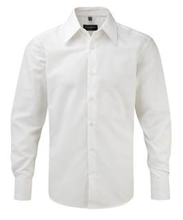Men`s Long Sleeve Fitted Tencel Shirt, 54% Cotton, 46% Tencel, 136g