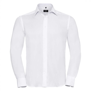 Men’s Long Sleeve Tailored Ultimate Non-Iron Shirt, 100% Cotton, 120g