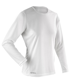 Womens Quick Dry Long Sleeve T-Shirt, 100% Polyester, 160g