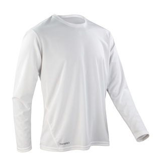 Mens Quick Dry Performance Long Sleeve T-Shirt, 100% Polyester, 160g